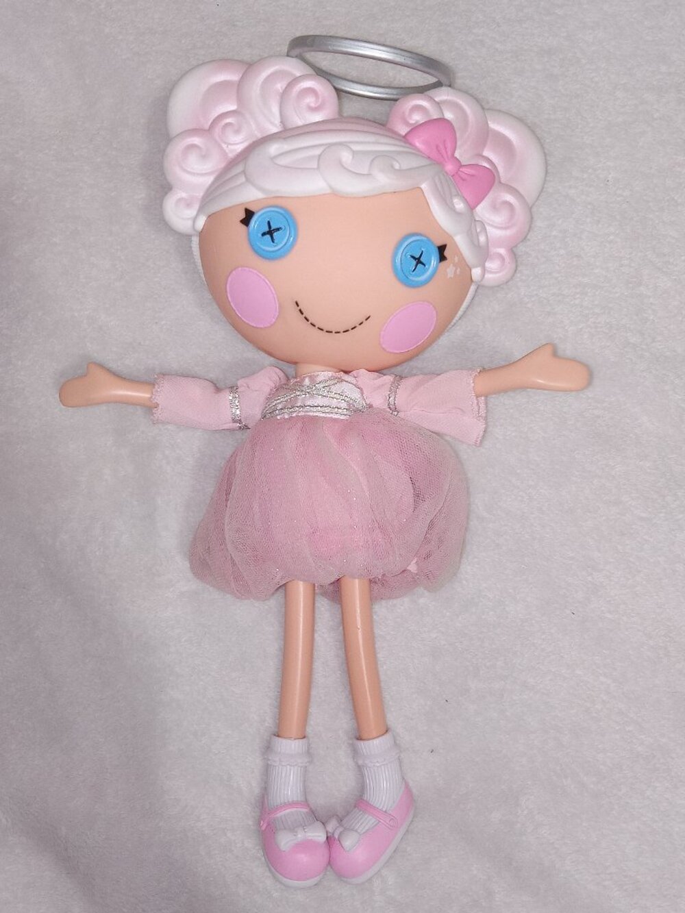 2012 Lalaloopsy Doll CLOUD E SKY w/Wings Halo Pink Dress & Shoes Large 12”